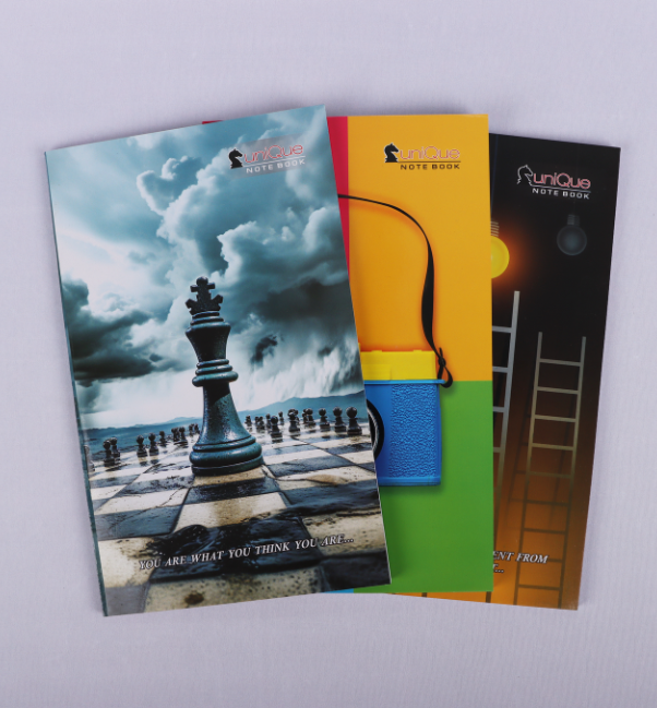 2-9.png UNIQUE Long size notebook ( Unruled 128 Pages) - Image 1