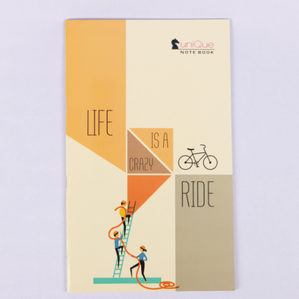 UNIQUE Long size notebook (Unruled 64 Pages)